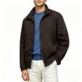 thumbnail image 2 of PiGOGI Men's Winter Coats Spring and Fall Casual Daily Zipper Pocket Waterproof Coat Long Sleeve Coffee 3XL, 2 of 5