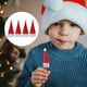 thumbnail image 4 of Mini Gorro De Papá Noel Sombreros de piruleta de Navidad Decoración clásica para utensilios de cocina Botella de vino de soda, 4 of 7