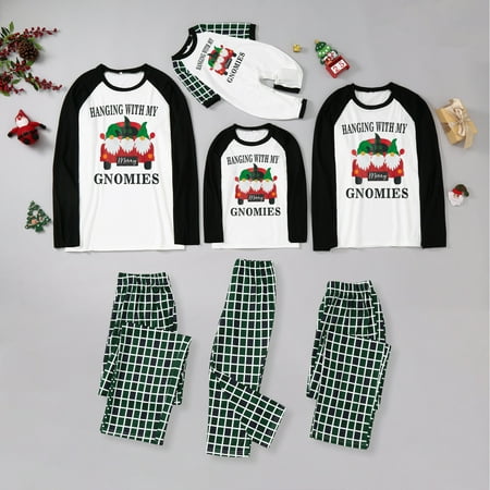 

Men s Family Matching Christmas Trees Snowman And Plaid Print Long-sleeve Pajamas Set