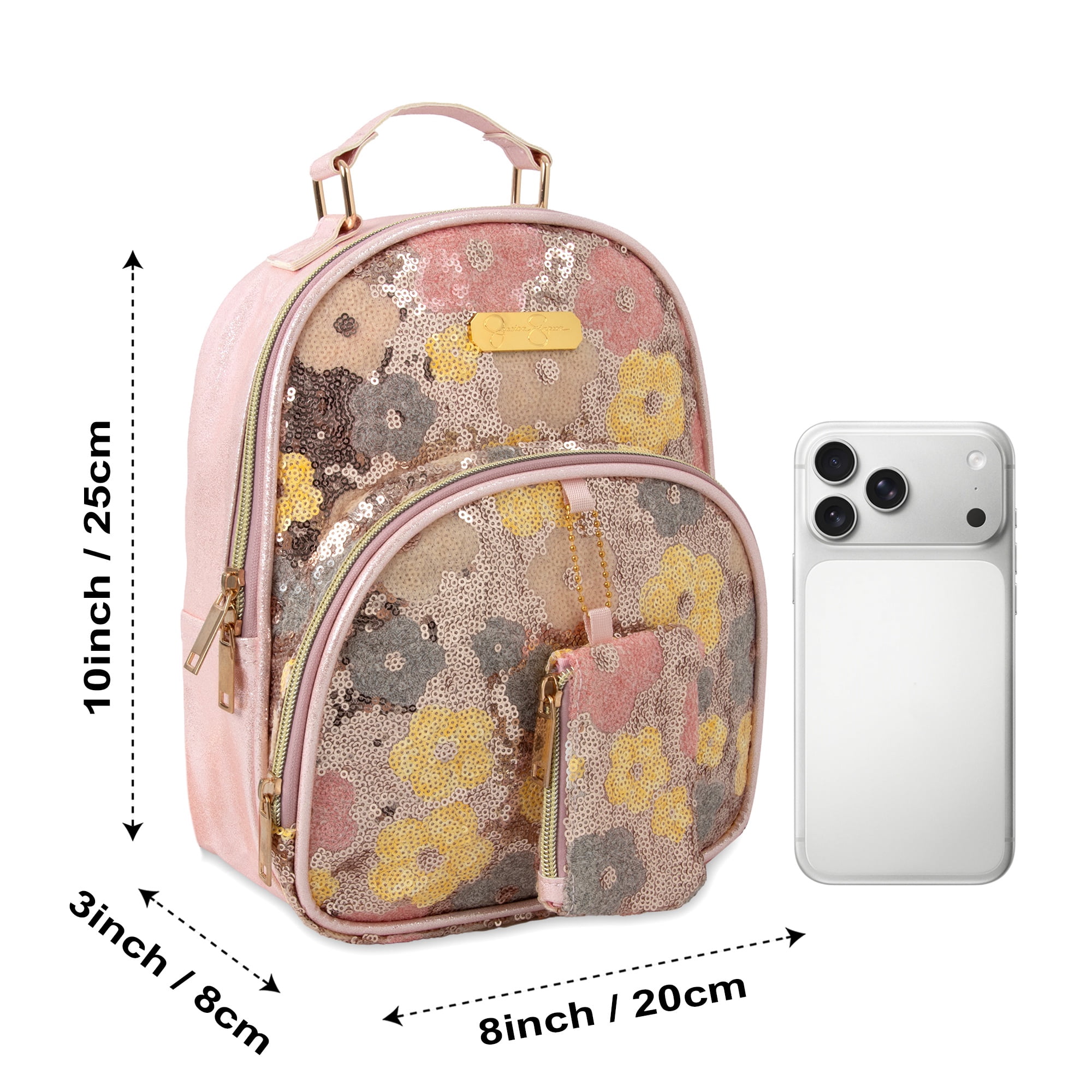Jessica Simpson, Mini Waterproof Vegan Leather Backpack - Walmart.com