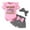 Pink, variant on Siilsaa Clothes for Girls Baby Girl Summer Clothes Girl Outfits Romper Shorts Set Cute Baby Clothes Girl Black,18M