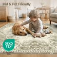 thumbnail image 4 of ODIKA Entry Way Faded Symmetrical Radiating Classroom Farmhouse Entryway for Home Office, Gaming Room, Under Desk, Non-Slip Chair-Friendly, 4 of 7