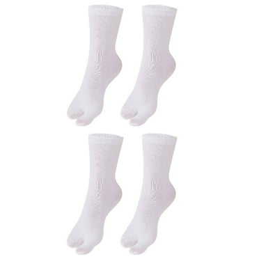 AUQ 2Pcs Cotton Socks,Stylish Crew Socks for Women,All-Day Comfort Socks for Men,White