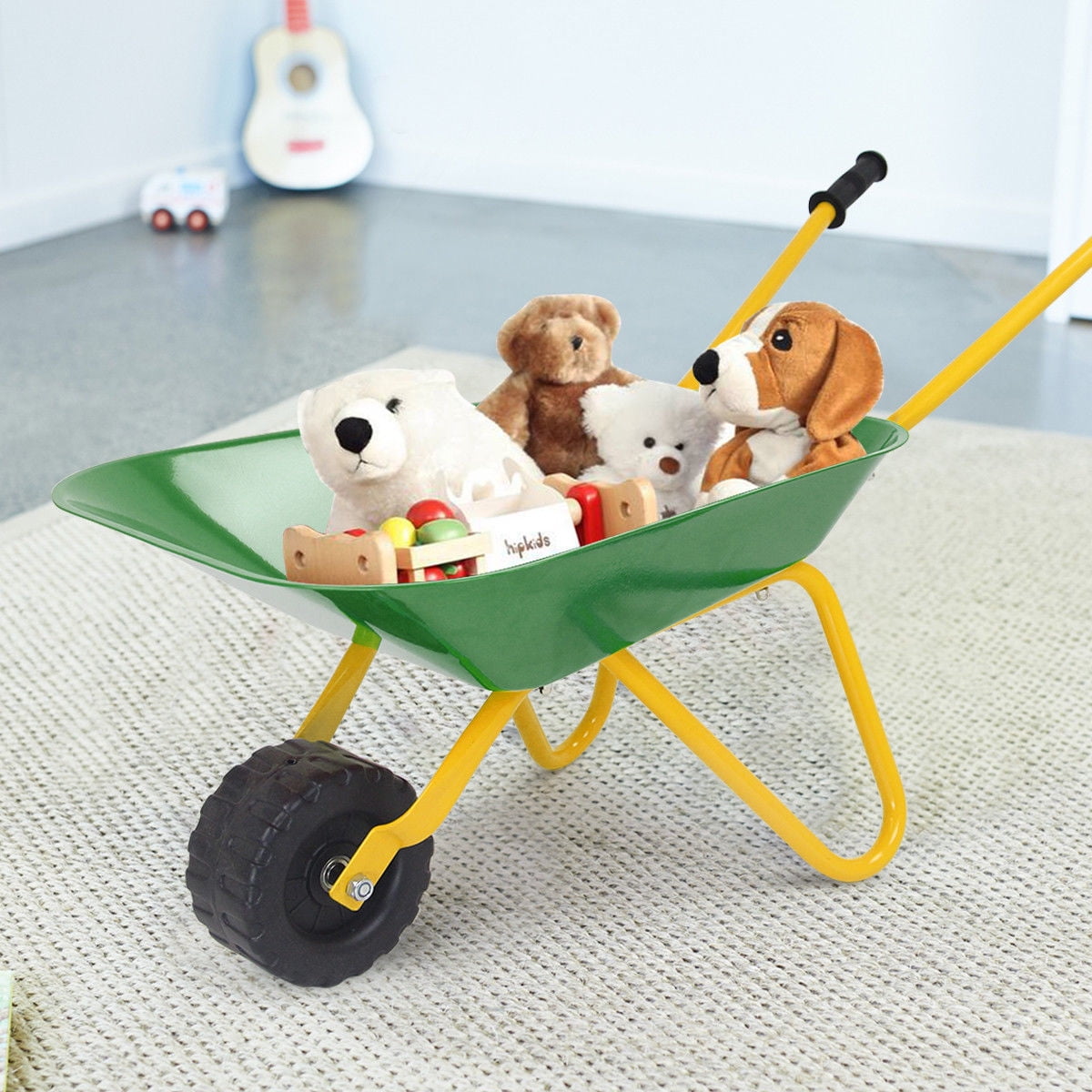 childrens wheelbarrow john deere