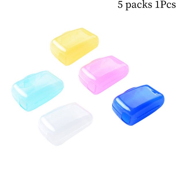 Caja de cepillo de dientes portátil de viaje de color caramelo, cubierta de cabeza de cepillo de dientes de viaje, cubierta de protección de cepillo de dientes portátil