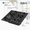 thumbnail image 4 of Parrilla De Gas Empotrable 4 Quemadores Oslo 4 Fline Fline Oslo 4, 4 of 4