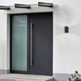 thumbnail image 1 of Aplique LED exterior interior negro moderno, 2 focos de 400lm cada uno, iluminación jardín terraza garaje moderna, IP44, 2x5W Negro, 1 of 2