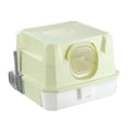 thumbnail image 1 of Caja de arena para gatos totalmente cubierta, antisalpicaduras, con pala y arenero para gatos. verde, 1 of 9