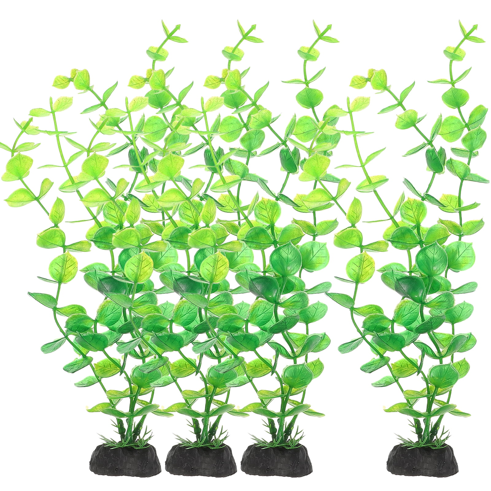 10Pcs Aquarium Artificial Plants Plastic Aquatic Plants Ornaments Fish Tank Decoration