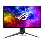 ASUS 27" 240 Hz OLED WQHD gaming monitor 0.03ms (Gray to Gray) FreeSync Premium & G-Sync Compatible 2560 x 1440 (2K) Anti-glare micro-texture coating, 99% DCI-P3,True 10-bit, Flat Panel PG27AQDM