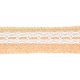thumbnail image 5 of Burlap Ribbon with White Lace Natural Jute Roll for DIY Decoration Gift Packaging 5 Yards5cm Hole Lace, 5 of 5