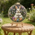 thumbnail image 5 of Easter Bunny Embroidery For Beginners DIY Art With Threads Needle And Pattern, 5 of 5