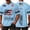Light Blue #39, variant on Evdexr 250 Year American Anniversary Graphic Tees Mens Crew Neck Short Sleeve United States 250th Anniversary Shirts Red White Blue American Flag Liberty Fourth Of July T Shirt Gray XS