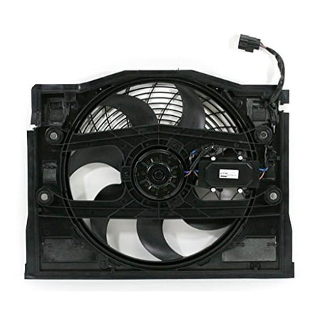 A-C Condenser Fan Assembly - Pacific Best Inc For/Fit BM3020100 99-06 BMW 3-Series WITH Control Exclude (Best Mpg Bmw 3 Series)