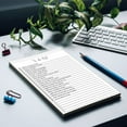 thumbnail image 4 of To Do List Desk Notepad with Multiple Lines - 5.5x8" 50 Sheets - Undated Tear Off Notebook Calendar - Habit Planning Tracker, Task Checklist Organizer, 4 of 6