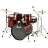 Pearl Sound Check 5-Piece Shell Pack Red/Black