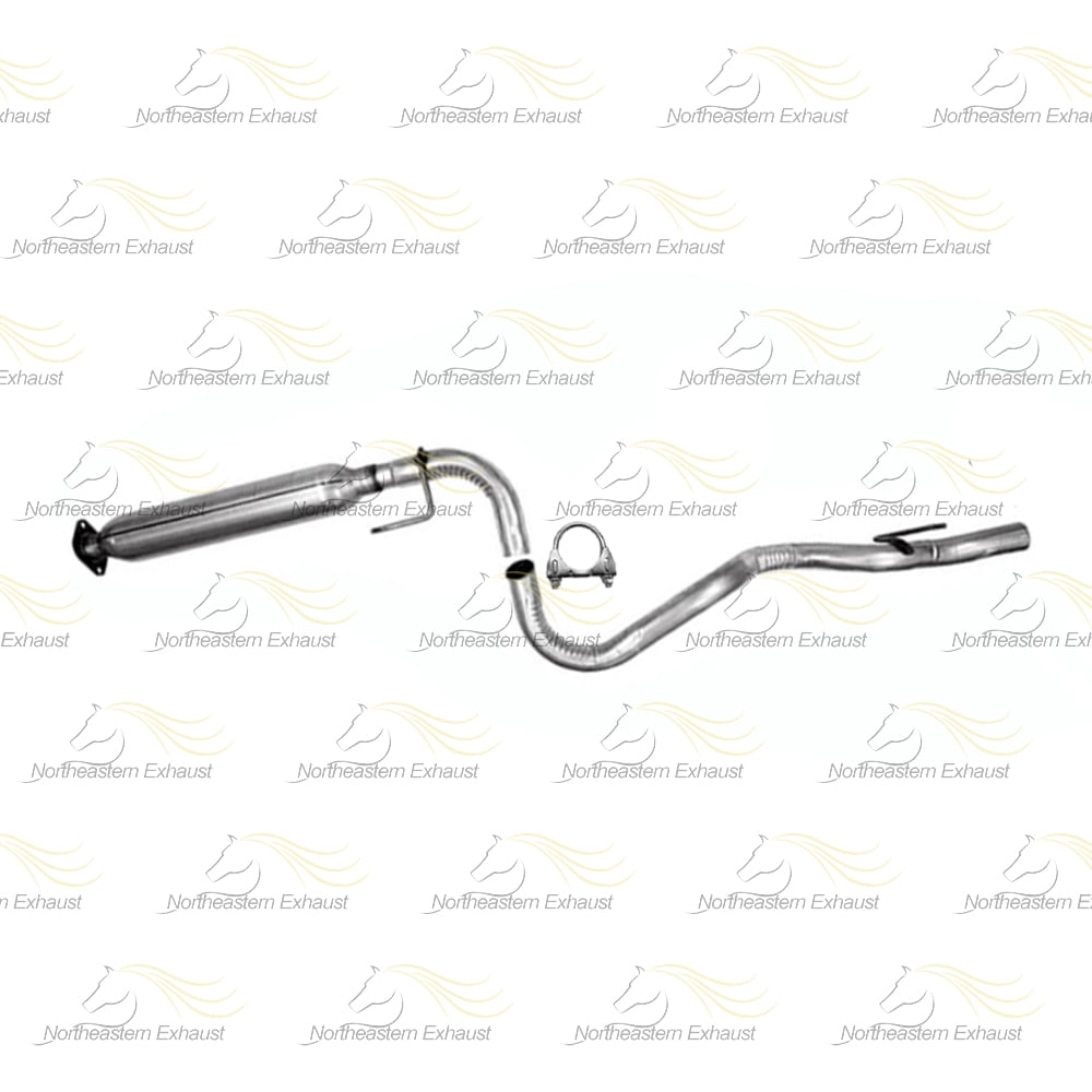 Northeastern Exhaust Resonator and Muffler Exhaust Kit Fits 2006-2011 Chevy HHR 2.4L Wagon - Direct-Fit Replacement | Stainless Steel | Free Clamps and Gaskets