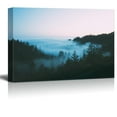 thumbnail image 2 of wall26 Canvas Print Wall Art Fog Rolls Over Forest Trees Nature Wilderness Photography Modern Art Rustic Scenic Colorful Multicolor for Living Room, Bedroom, Office - 32"x48", 2 of 4