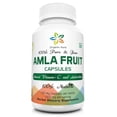 thumbnail image 1 of Suplemento orgánico Aura AMLA en cápsulas de 1000 mg, 120 cápsulas vegetarianas, 1 of 9