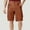 Red, variant on Man Solid Color Multi-pocket Zipper Button Work Pants Outdoor Work Tactical Shorts Plus Size Cargo Shorts