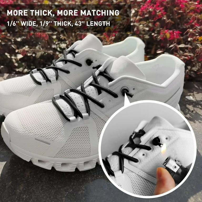 Pairs Elastic Shoe Laces Replacement Laces for Running Shoes