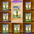 thumbnail image 3 of Happy St. Patrick’s Day Rhodesian Ridgeback with Green Hat Shamrocks Rainbow Acrylic Plaque with Wood Photo Frame Box Ridgebacks Dog Lover Gifts Light Box - 03007, 3 of 5