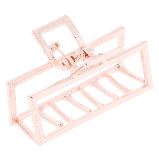 Clips de Mandíbula de Pelo Vintage, Pinzas de Pelo de Rectangular, Pinzas, Accesorios para Mujeres - Estilo 1-Rosa Soledad pinza para el cabello para mujeres