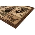 thumbnail image 4 of Lodge Cabin Area Rugs 5x7 Rustic Cabin Novelty Rugs for Living Room Cabin Dcor Rugs Moose and Lodge Theme Rug Brown Carpet Luxury Home Dcor, 4 of 7