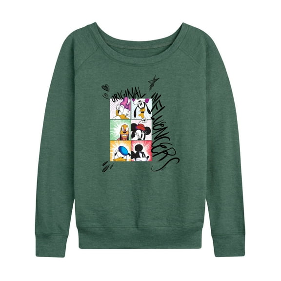 Mickey & Friends - Original Influencers - Women's Lightweight French Terry Long Sleeve Shirt
