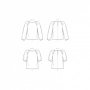 New Look Sewing Pattern 6708 - Tops for Women - A (6-8-10-12-14-16-18) - Easy