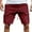 Wine, variant on Mens Casual Cargo Shorts with Pockets Travel Work Short Pants Lightweight Stretch Shorts for Outdoor, Hiking, and Daily Wear