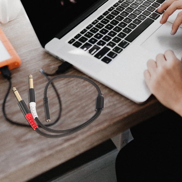 CHICHUMID Cable Divisor Audio Negro Con Conectores Chapados En Para Sonido Profesional Y