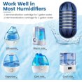 thumbnail image 3 of Demineralization Cartridge for HoMedics Ultrasonic Humidifiers: 12-Pack Demineralization Cartridges Filter Replacement, Filters Mineral Deposits, Prevents Hard Water Build-Up, Purifies Water, 3 of 8