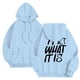 thumbnail image 3 of WILLBEST Sudaderas En Pareja para Hombre, Otoño e Invierno, Moda Informal, Letras Estampadas, Suéter con Capucha De Manga Larga Mediana​​, 3 of 7