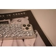 thumbnail image 3 of iPhone 14 Pro Max Bling Glitter Case,Luxury Shiny Diamond Crystal Rhinestone Sparkly Jewelled Gemstone 3D Handmade Clear Cover Case for Women Girls with iPhone iPhone 14 Pro Max 6.7'', 3 of 5