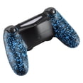 thumbnail image 5 of eXtremeRate Textured Blue Comfortable Non-Slip Custom Back Housing, 3D Splashing Case Cover, Game Improvement Replacement Bottom Shell Compatible with ps4 Slim Pro Controller JDM-040/050/055, 5 of 5