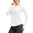 thumbnail image 2 of Pitauce Womens Long Sleeve Rash Guard UPF 50+ Sun Protection Shirts for Hiking Fishing Workout SPF Lightweight Quick Dry, 2 of 9