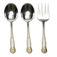 thumbnail image 3 of 75-Pc Luxury Flatware Set for 12 w/Storage Case 24K Gold Premium Dining Cutlery Service - 18/10 Surgical Stainless Steel Silverware Hostess Serving Set in a Chest, 3 of 3