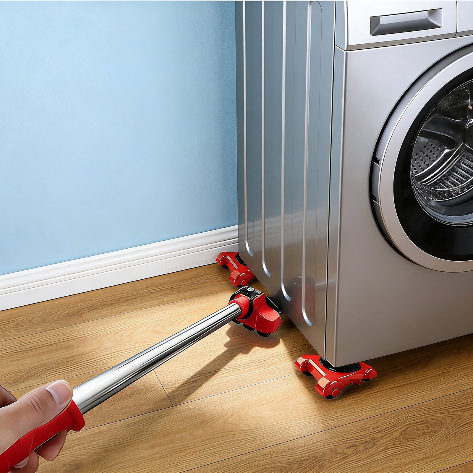 Heavy Type Furniture Lifter Transport Mover Lifter Slides Wheel Easy Furniture Mover Tool Wheel Roller Rod Moving