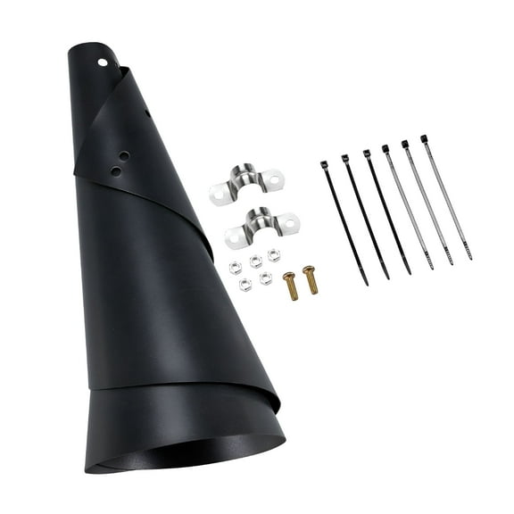 ACDANC Household Wrap-around Squirrel Baffle Outdoor Indoor Squirrel-proof Cover Clapboard with Hook for Courtyard Garden