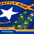 thumbnail image 4 of G128 Nevada NV State Flag | 3x5 Ft | LiteWeave Pro Series Printed 150D Polyester | Indoor/Outdoor, Vibrant Colors, Brass Grommets, Thicker and More Durable Than 100D 75D Polyester, 4 of 6