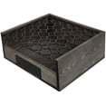 thumbnail image 6 of MyGift Gray Wood and Black Metal Wire Egg Storage Basket with Chalkboard, 6 of 7