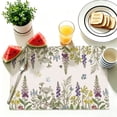 thumbnail image 3 of Stegali Summer Wildflower Butterfly Linen Placemats, 12x18 Inch Table mats Set of 4, 3 of 7