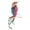 Pink, variant on Fashionable Enameled Bird Lapel Pin Brooch Alloy Clasp Jewelry Gift Chest Ornament For Backpacks Hats Blazers