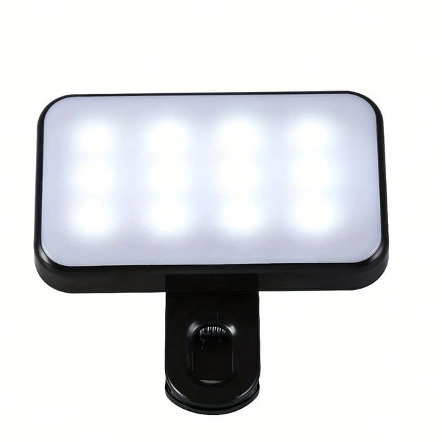 From Xiao Bei strict selection Portable Mini Selfie Video Conference Fill Light 3 Modes Rechargeable Adjustable Brightness for Mobile Phone & Computer
