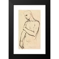 thumbnail image 2 of Benjamin Robert Haydon 12x18 Black Modern Framed Museum Art Print Titled - Study of a Young Man, 2 of 5