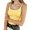 Yellow, variant on SRZYMJ Womens Square Neck Tank Tops 2026 Summer Sleeveless Shirts Casual Slim Fitted Color Block Ribbed Tanks