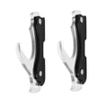 thumbnail image 3 of pitrice 2pieces Samurai Wakizashi Tanto Holder Wall Mount Rack For Martial Arts Collection Hanger Holder Bracket Display Rack black 1 layer, 3 of 6