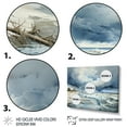 thumbnail image 3 of Designart "Ocean s Fury Tempestuous Storms I" Nautical & Beach Floater Framed Wall Decor, 3 of 7