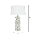 thumbnail image 3 of Alden Décor Ollie Mercury Glass Table Lamp, Silver, 3 of 5